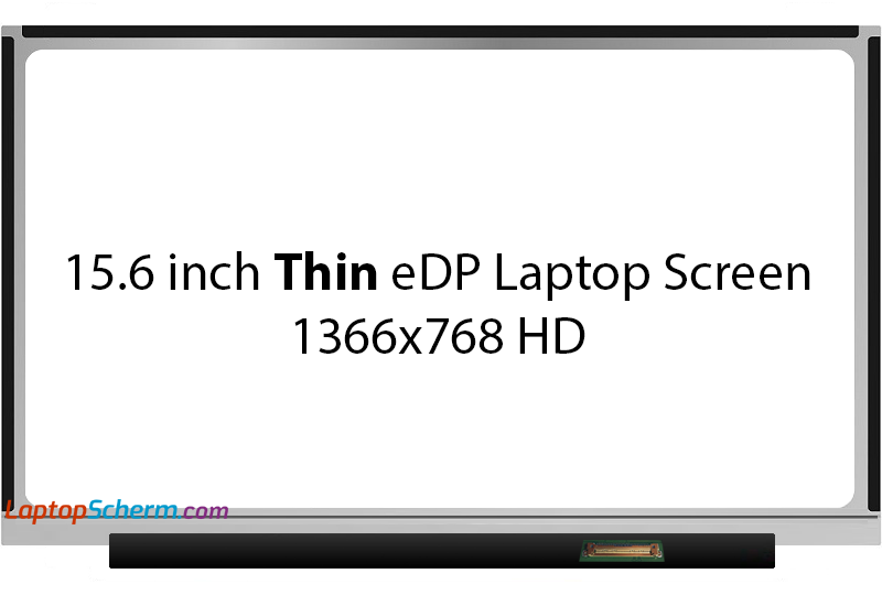 15.6 Thin eDP LaptopScherm 1366x768 Non Brackets