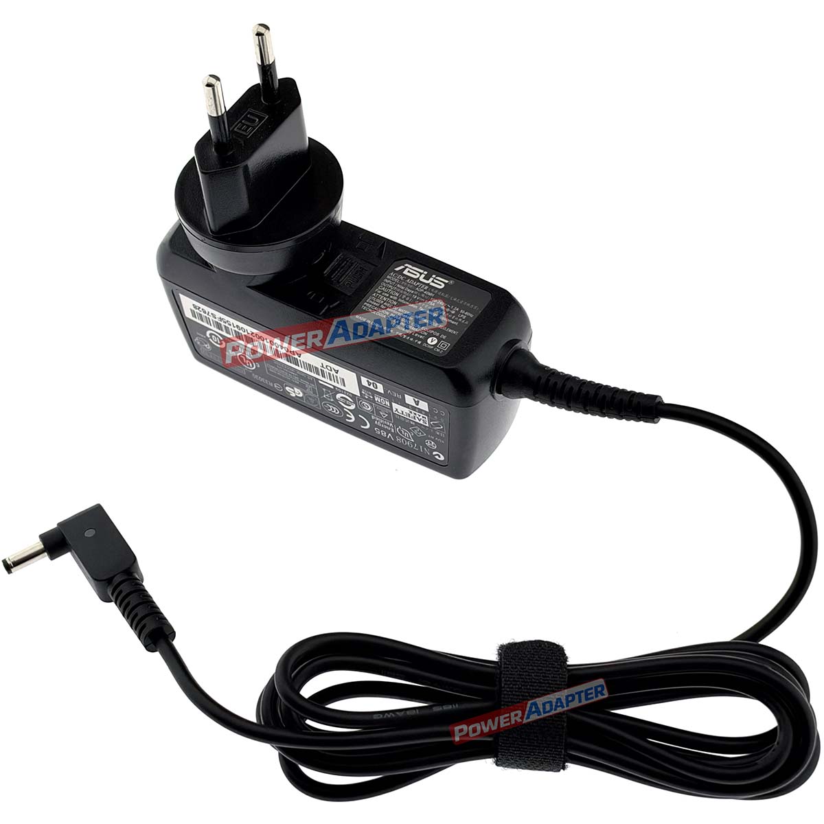 Asus 33W Ronde Pin 4.0x1.35mm Achterkant