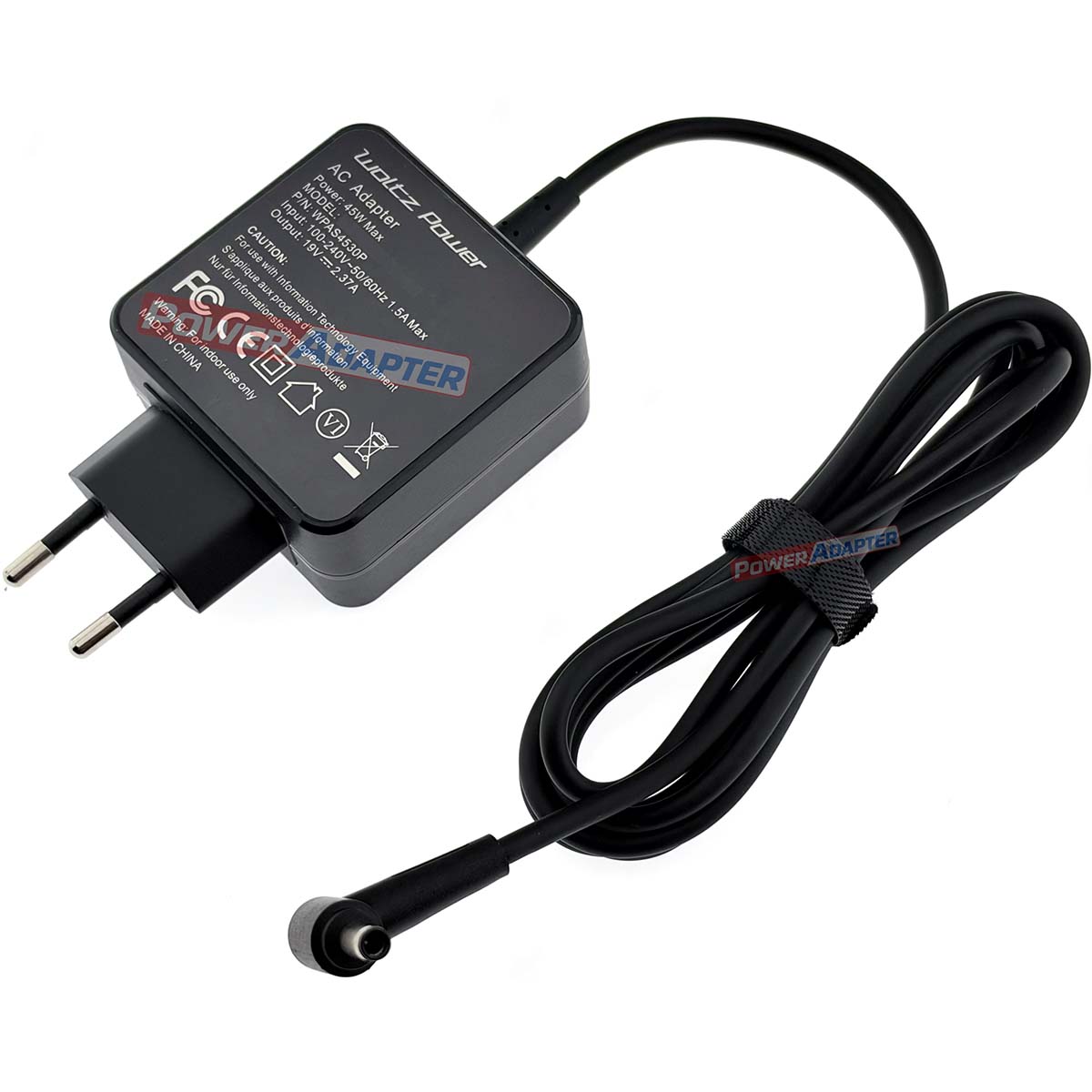 Asus 45W  Center Pin 4.5mm Oplader Zijkant 2