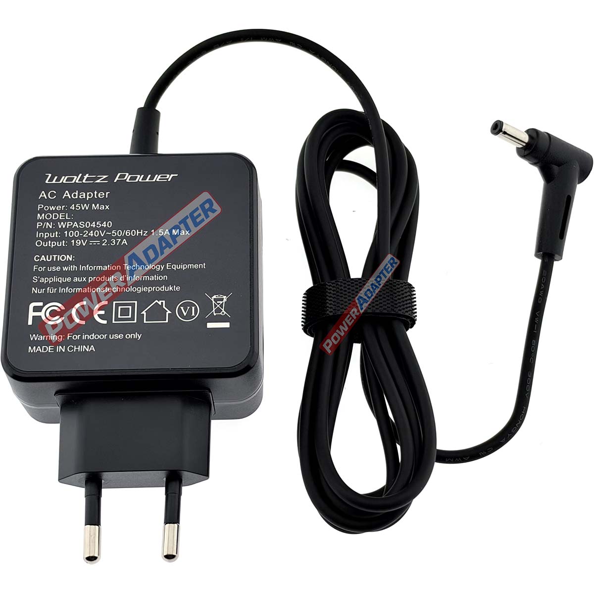 Asus 45W Ronde Pin 4.0x1.35mm ZijKant