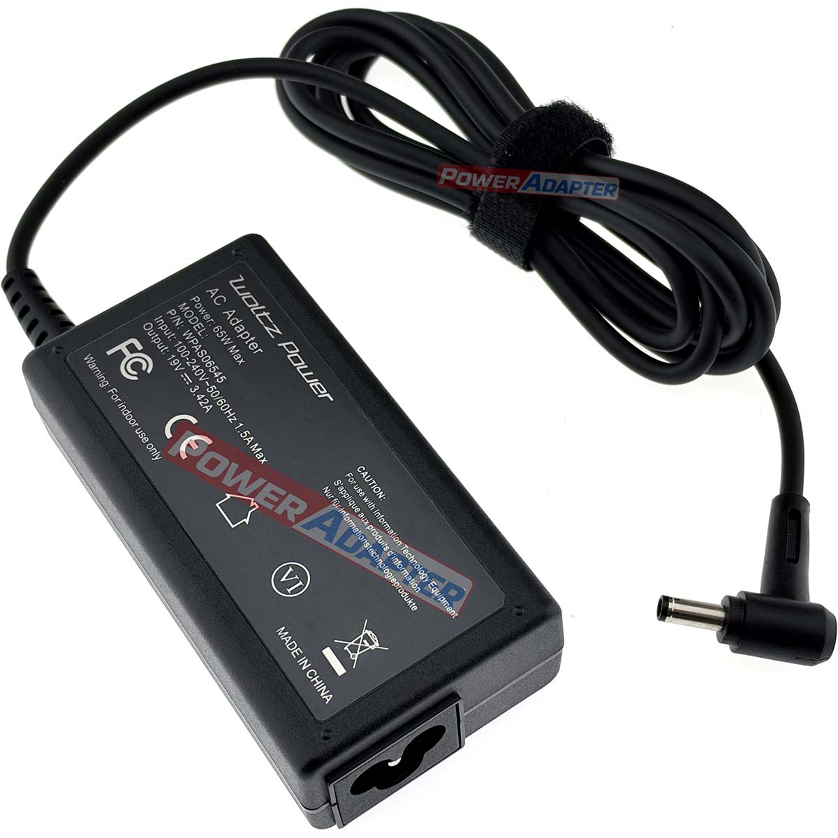 Asus 65W  Center Pin 4.5mm Oplader Zijkant