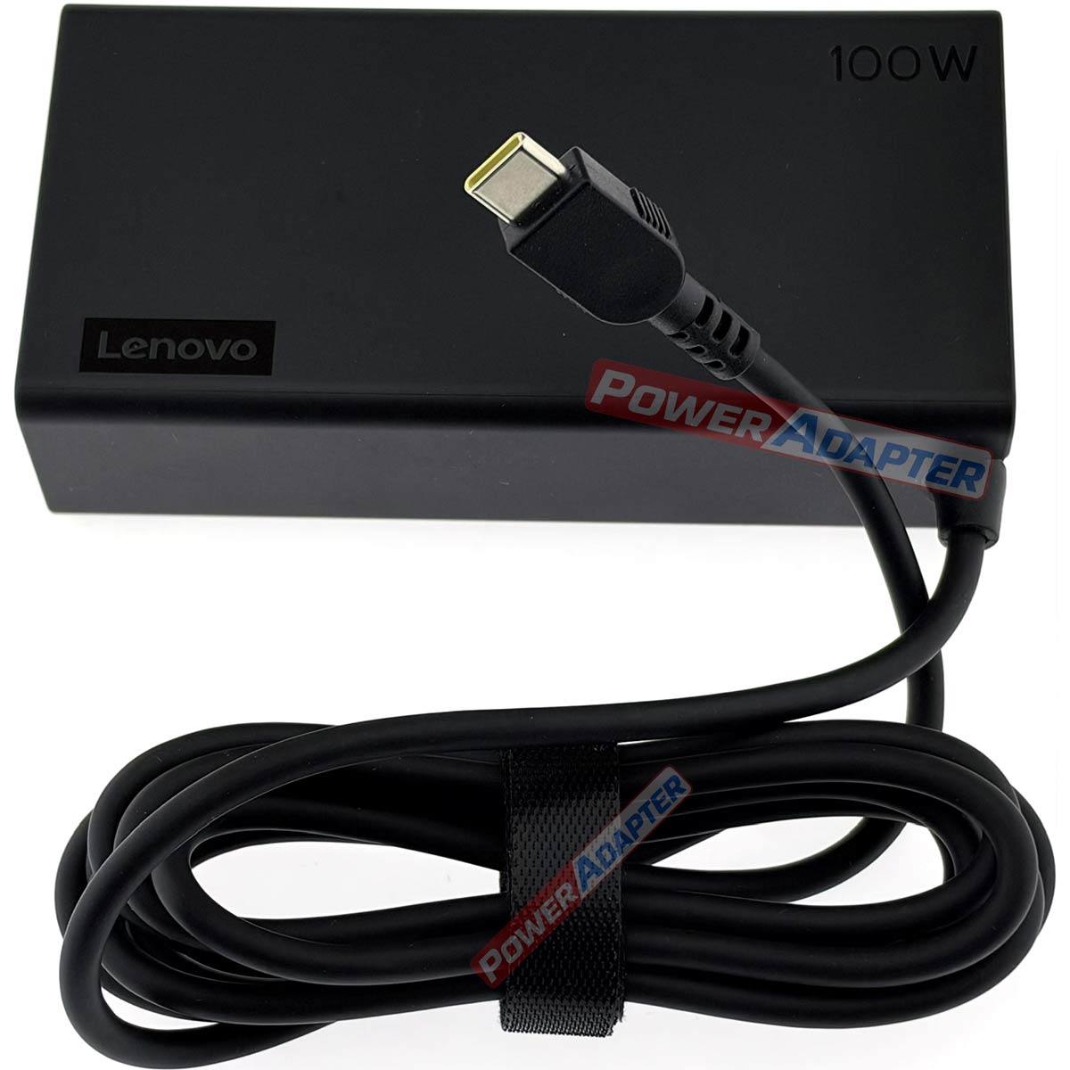 Lenovo 100W USB-C Oplader Origineel Achterkant
