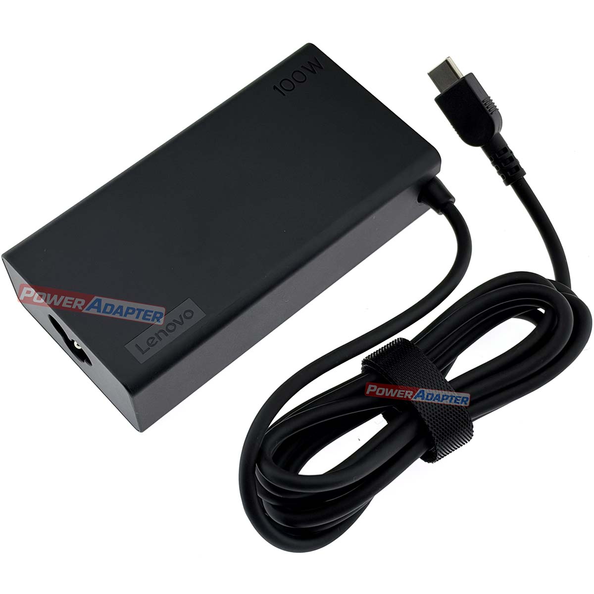 Lenovo 100W USB-C Oplader Origineel Zijkant